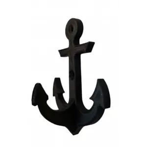 2 Adet Çapa Model Elbise Vestiyer Duvar Askısı, Duvar Dolap Kapı Askılığı, Sert Plastik Duvar Askısı, Sert Plastik, Siyah, 7.5x4.5x10.5 cm,ikili