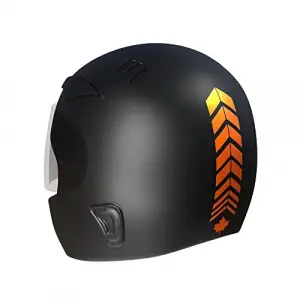 2 Adet Sport Kask Araba Ayna Alev Turuncusu Kask Sticker