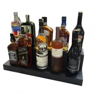 2 Katlı Bar Içki Standı Model-1 Siyah