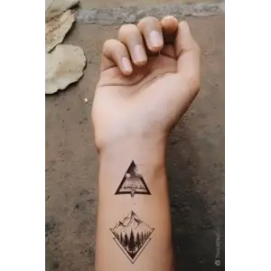 2li Manzara Dövmesi Minimal Tattoo