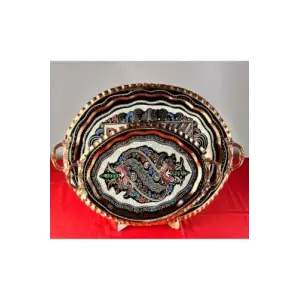 2li Oval tepsi Karışık