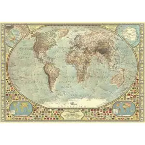 2000 Parça Puzzle – Dünya Haritası, #3935