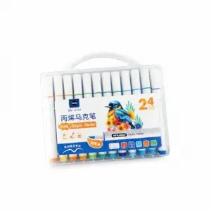 24 Renk Akrilik Marker Kalem Seti