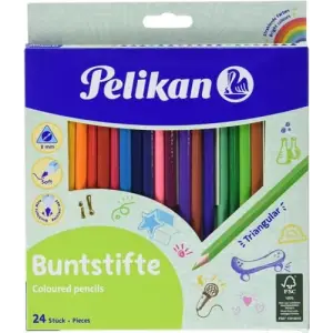 24lü Üçgen Kuru Boya