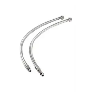 3/8-M10 Batarya Flex Hortum, 70 Cm, Kısa Uç, 2 Adet