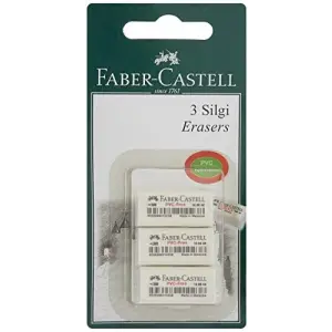 3 Plastik Silgi 7086/48 (Beyaz)