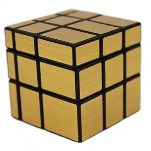 3 x 3 x 3 Magic Cube altın Mirror Cube Speed küp