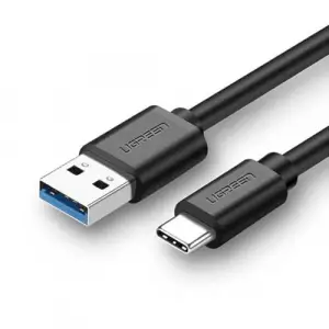 3.0 A USB-A & USB-C, Data ve Şarj Kablosu,1 Metre, Siyah, ACBUGN20882