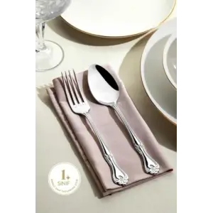 30 Parça Lalezar Sade Çatal Kaşık Takımı