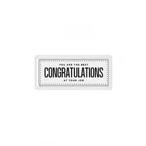35 x 16 Cm Dikdörtgen Servis Tabağı, Congratulations
