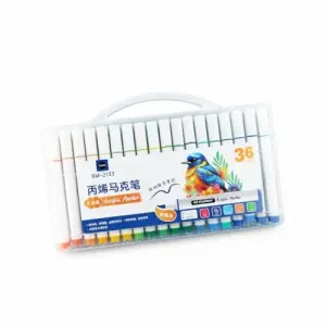 36 Renk Akrilik Marker Kalem Seti