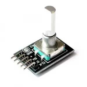360 Derece Rotary Encoder KY-040,5V, 20 Darbe/Daire