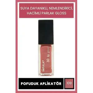 3D Lip Gloss Dudak Parlatıcı No:109
