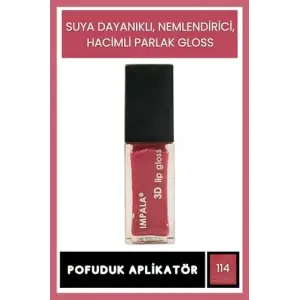 3D Lip Gloss Dudak Parlatıcı No:114