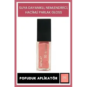 3D Lip Gloss Dudak Parlatıcısı No:116