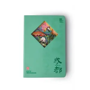 3D Panda Temalı Defter