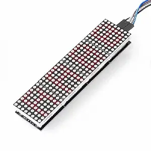 4lü 8x8 Kırmızı Dot Matrix Board