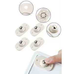 4lü Bilyeli Eşya Kaydırma Aparatı, 4lü Set