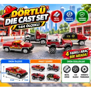 4Lü İtfaiye Seti
