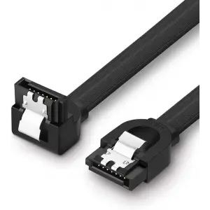 40 cm Sata Data Kablo - 90 Derece - Metal Klip