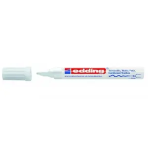 4040 creative mat boya kalemi, 1-2 mm, beyaz