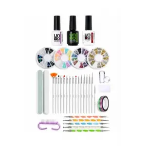 41 Parça Tırnak Süsleme Seti Top Coat Base Coat Primer