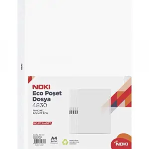 4830-Eco Poşet Dosya, 100 Adet