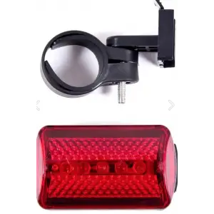 5 Ledli 7 Modlu Bisiklet Arka Stop Ikaz Lambası Led Lamba