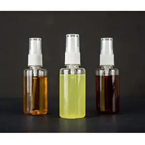 50 Adet 50 ml Boş Şişe Sprey Başlıklı