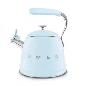 50s Style Set Üstü Islıklı Kettle Pastel Mavi 2.3 lt