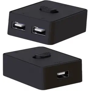 5945 Kvm Switch, 2 Port USB 2.0, Bir USB Cihazını İki PCde Kullanma