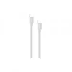 60W Soft USB-C Şarj ve Data Kablosu Beyaz SC-10