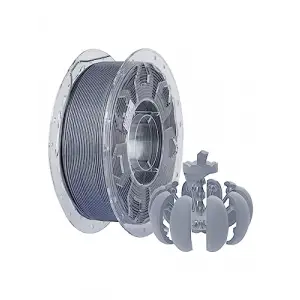 CR-PLA Filament, 1.75mm 3D Yazıcı Filamenti, 1.0kg (2.2lbs) Makara, Çözgü Arttırılmış Tokluk Yok, Boyutsal Doğruluk ± 0.03mm Baskı Filamenti, FDM 3D Yazıcılar için Uygun (Gri)