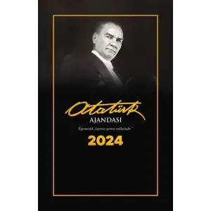 Gazi Paşa 2024 Atatürk Ajandası, 13.5x21cm