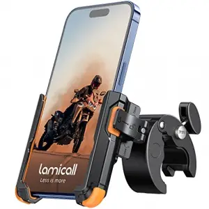Cep telefonu tutucu; motosiklet, cep telefonu tutucu, bisiklet, 【1s hızlı gerdirici】 Çekim işleri için gidon tutucu, evrensel cep telefonu bisiklet tutucu, iPhone 17,16,15,14,13 Pro Max