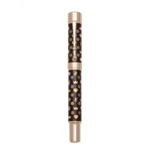Genève Lüks ve Ergonomik Dolma Kalem ve Tükenmez Kalem Monogram Serisi Alman M Uç Altın Kaplama Evrensel Refill ve Kartuș Doldurulabilir Pompa Hediye Kutulu (Tükenmez Kalem)
