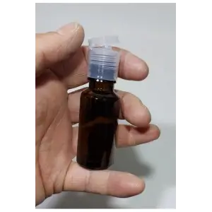 10 Adet Boş Filtop Damlak팦aklı Amber Renk Cam Doldurulabilir Kolonya ve Parfüm Şişesi 20 Ml 8697431732568