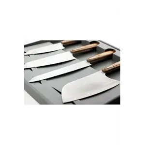 4lü Șef Bıçağı Seti - Kiritsuke, Fileto & Doğrama Bıçağı, Şef Satırı Seti
