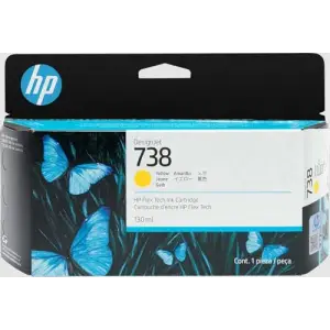 738 Yellow Sarı 130ML Plotter Kartuşu 498N7A