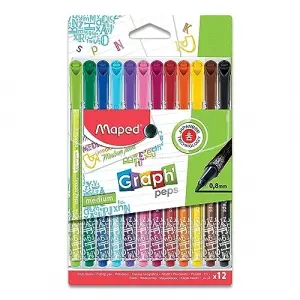 749652 Felt Tıp 12 Renk Keçeli Kalem