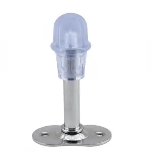 8 cm Metal Feyzayapı Kapı Stoperi Tamponu Krom Kapı Durdurucu Tutucu Kapı Stopu Silikonlu
