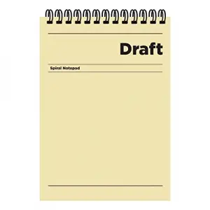 A4 Çizgili Bloknot Draft - Sarı