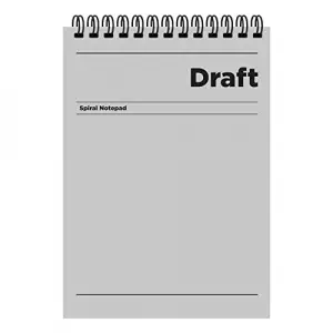 A4 Kareli Bloknot Draft - Gri