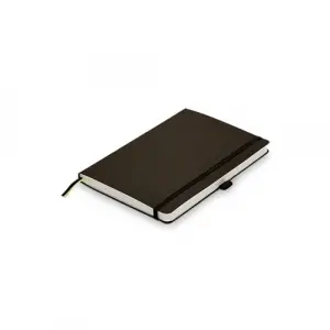 A6 mat siyah yumuşak kapaklı defter