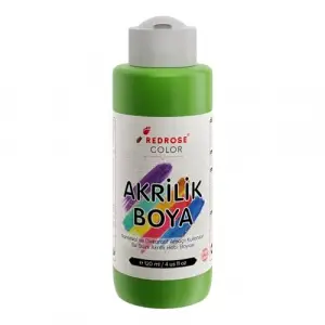 Açık Yeşil Akrilik Boya 120 ml