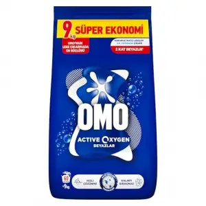 Active Oxygen Beyazlar için Toz Deterjan 9 kg