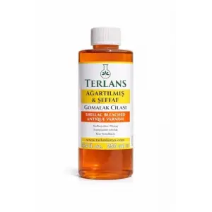 Ağartılmış Şeffaf Gomalak Cilası 250 ml Shellac Bleached