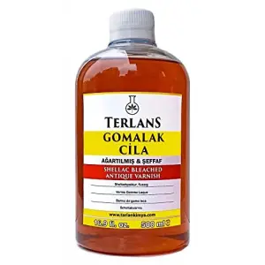 Ağartılmış Şeffaf Gomalak Cilası 500 ml Shellac Bleached