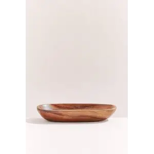 Ahşap Oval Servis Tabağı