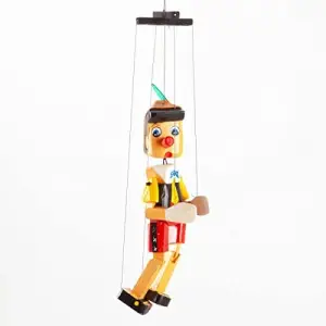 Ahşap Pinokyo Kukla 45 cm